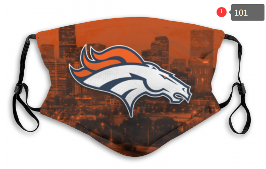 NFL Denver Broncos #5 Dust mask with filter